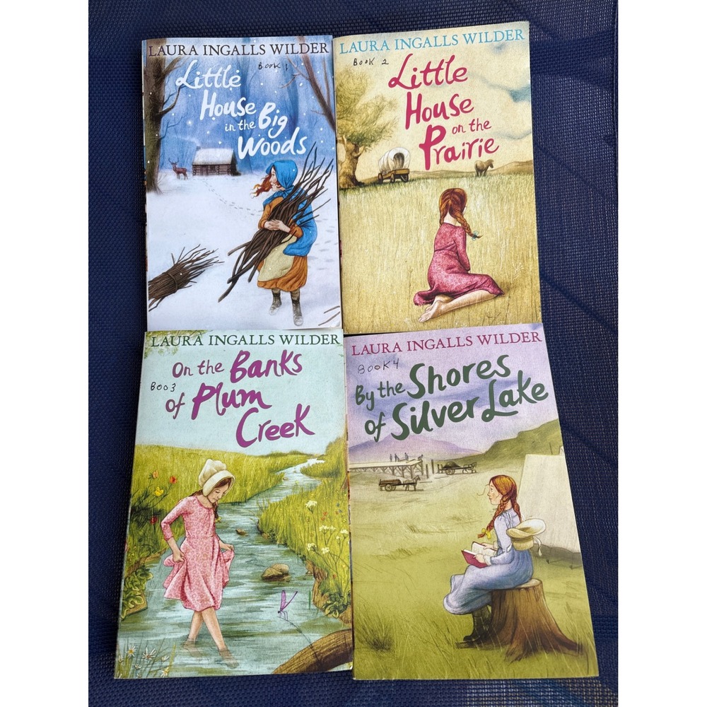 Little House on the Prairie 4 Book Set Laura Ingalls Wilder Dean Paperbacks 1-4